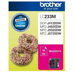 Brother LC233 Magenta Ink Cartridge