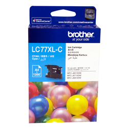 Brother LC77XL-C Cyan Ink Cartridge