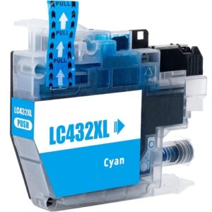 Brother LC432XLC Cyan Compatible Ink Cartridge
